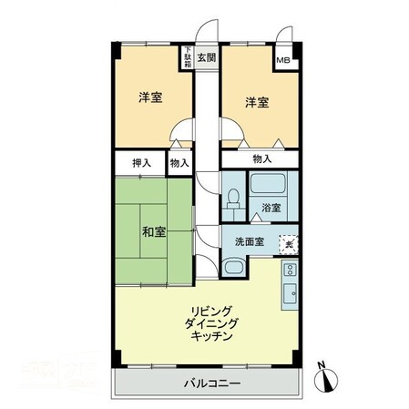 スカール明日香の物件間取画像